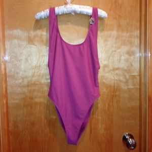 Purple/mauve swimsuit!